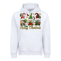 White Merry Christmas Gnomes Urban Hoodie - BundleAndBundleShop