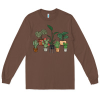 Chestnut just one more plant Long Sleeve Tee - MaliasSmallBusiness