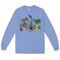 Colony Blue just one more plant Long Sleeve Tee - MaliasSmallBusiness