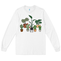 White just one more plant Long Sleeve Tee - MaliasSmallBusiness