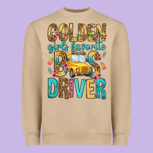Golden Girls Favorite Bus Driver Heavyweight Sweatshirt Designed By Nancycooperartshop