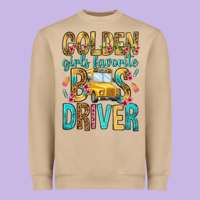 Golden Girls Favorite Bus Driver Heavyweight Sweatshirt Designed By Nancycooperartshop