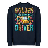 Navy golden girls favorite bus driver Heavyweight Sweatshirt - NancyCooperArtShop