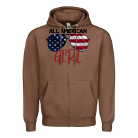 Chestnut All American Girl Zipper Hoodie - Bettercallsaul