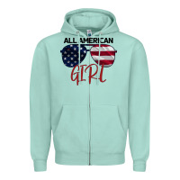 Seafoam All American Girl Zipper Hoodie - Bettercallsaul