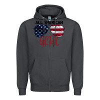 Smoke All American Girl Zipper Hoodie - Bettercallsaul