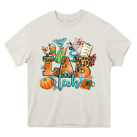 Cream lab tech fall Heavy Core Tee - AdoDesignShop
