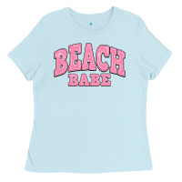 Baby Blue beach babe Ladies Tee - JahusDesignShop