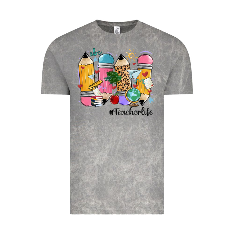 Teacher Life Pencils Vintage Tee by MaliasSmallBusiness | Teevron