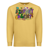 Antique Gold airport agent mardi gras Premium Sweatshirt - CowGirlArtShop