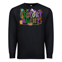 Black airport agent mardi gras Premium Sweatshirt - CowGirlArtShop