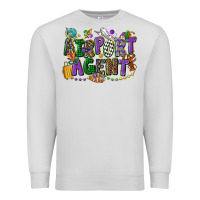 Dove Grey airport agent mardi gras Premium Sweatshirt - CowGirlArtShop