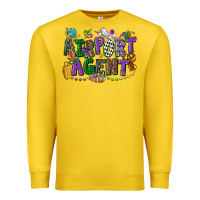 Lemon airport agent mardi gras Premium Sweatshirt - CowGirlArtShop