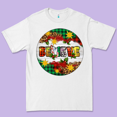 Christmas Believe Premium Tee Designed By Artiststas
