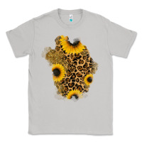 Moon Dust glitter sunflowers leopard patch Classic Tee - RanaPortraitStore