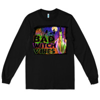 Black bad witch vibes Long Sleeve Tee - JahusDesignShop
