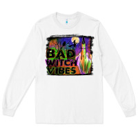 White bad witch vibes Long Sleeve Tee - JahusDesignShop