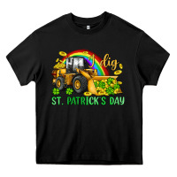 Black i dig st patrick s day bulldozer Heavy Core Tee - JahusDesignShop