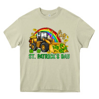 Mossy i dig st patrick s day bulldozer Heavy Core Tee - JahusDesignShop