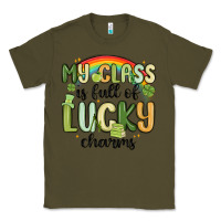 Army Green my class is full of lucky charms Classic Tee - MaliasSmallBusiness