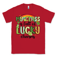 Red my class is full of lucky charms Classic Tee - MaliasSmallBusiness