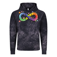 Cloud Black infinity symbol autism Vintage Hoodie - MaliasSmallBusiness