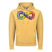 Vintage Mustard infinity symbol autism Vintage Hoodie - MaliasSmallBusiness