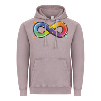 Vintage Zinc infinity symbol autism Vintage Hoodie - MaliasSmallBusiness