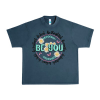 Midnight Navy be you inspiration Urban Heavy Tee - MaliasSmallBusiness