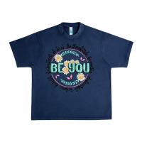 Navy be you inspiration Urban Heavy Tee - MaliasSmallBusiness