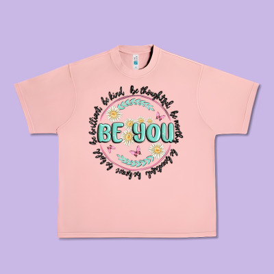 Be You Inspiration Urban Heavy Tee Designed By Maliassmallbusiness