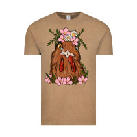 Vintage Coffee chicken Vintage Tee - MaliasSmallBusiness