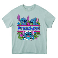 Arona preview flower stitch blue preschool Heavy Core Tee - AdoDesignShop