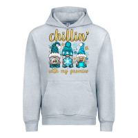 Heather Grey chillin' with my gnomies Urban Hoodie - BundleAndBundleShop