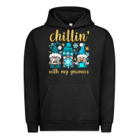 Pigment Black chillin' with my gnomies Urban Hoodie - BundleAndBundleShop