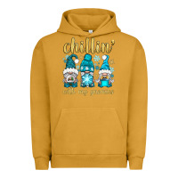 Pigment Peanut Butter chillin' with my gnomies Urban Hoodie - BundleAndBundleShop
