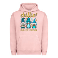 Pigment Salmon chillin' with my gnomies Urban Hoodie - BundleAndBundleShop