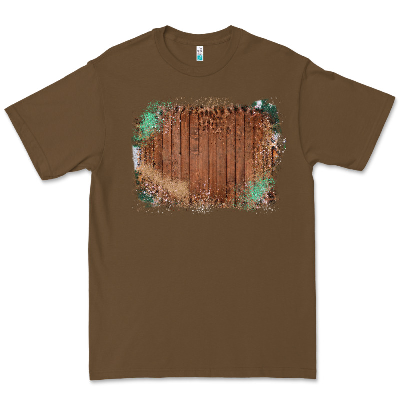 Wood Glitter Leopard Pattern Frame Premium Tee by Bettercallsaul | Teevron