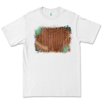 White Wood Glitter Leopard Pattern Frame Premium Tee - Bettercallsaul
