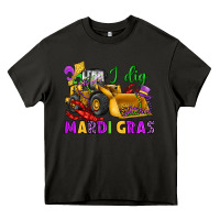 Asphalt i dig mardi gras bulldozer Heavy Core Tee - JahusDesignShop