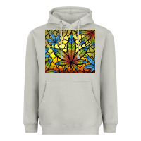 Moon Dust stained glass weed Heavyweight Hoodie - TumblerDesignByShophia