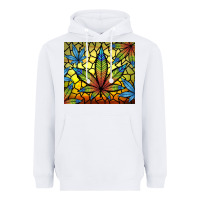 White stained glass weed Heavyweight Hoodie - TumblerDesignByShophia