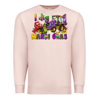 Pale Pink i dig mardi gras Premium Sweatshirt - CowGirlArtShop