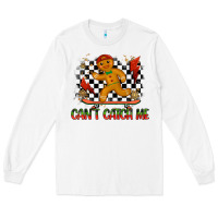 White gingerbread cant catch me Long Sleeve Tee - MaliasSmallBusiness