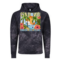 Cloud Black find me under the palms Vintage Hoodie - MaliasSmallBusiness