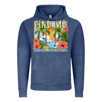 Vintage Denim find me under the palms Vintage Hoodie - MaliasSmallBusiness