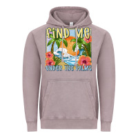 Vintage Zinc find me under the palms Vintage Hoodie - MaliasSmallBusiness