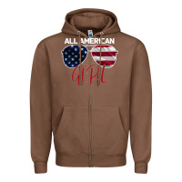 Chestnut All American Girl Zipper Hoodie - Bettercallsaul