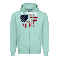 Seafoam All American Girl Zipper Hoodie - Bettercallsaul