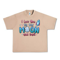 Burro i love you to the moon and back Urban Heavy Tee - MaliasSmallBusiness